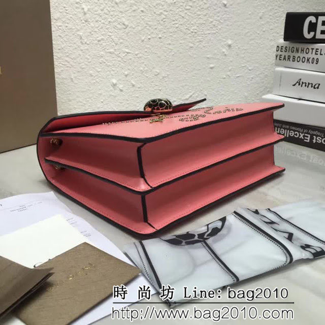 BVLGARI寶格麗 專櫃新品 Serpenti Forever系列 雙層蛇頭包 鏈條單肩斜挎包 B285887 FYD1075